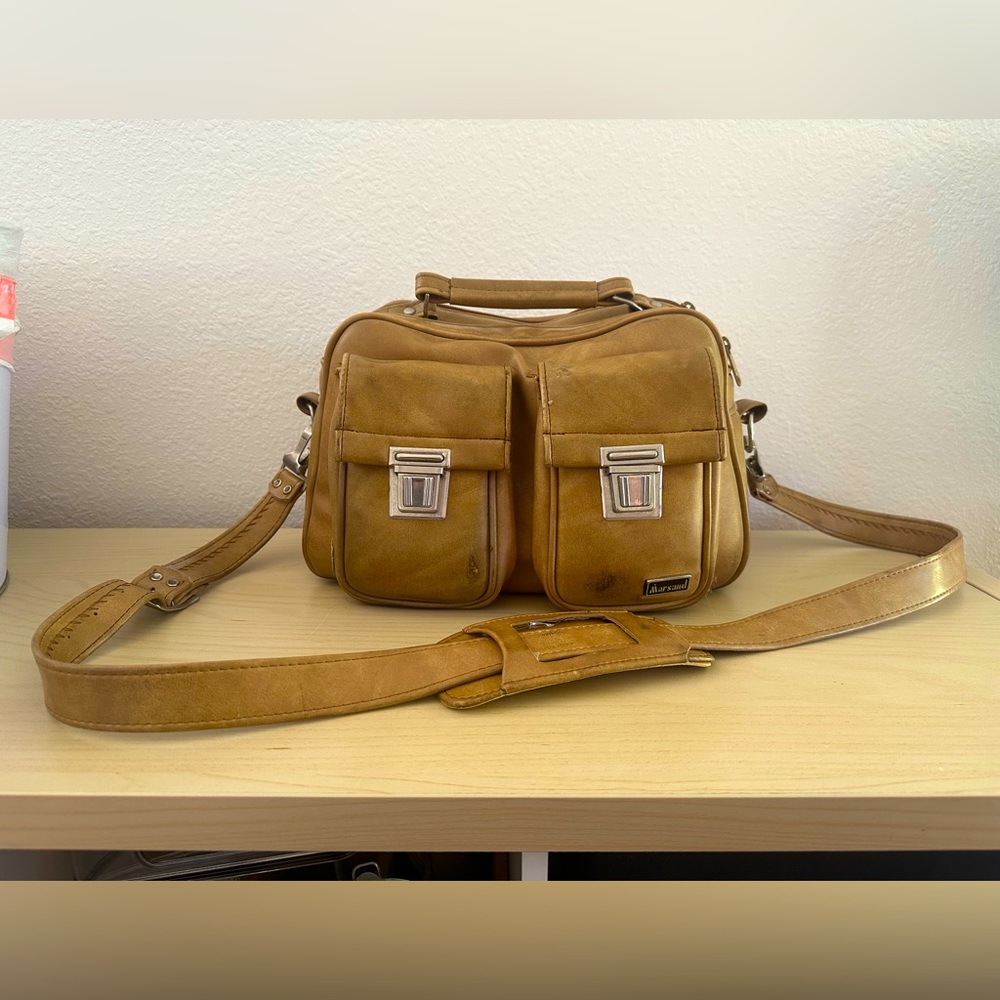 Vintage Marsand Vinyl Camera Bag